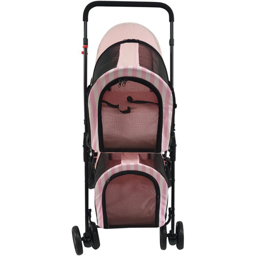Critter Sitters Folding Standard Stroller with Detachable Carrier Wayfair